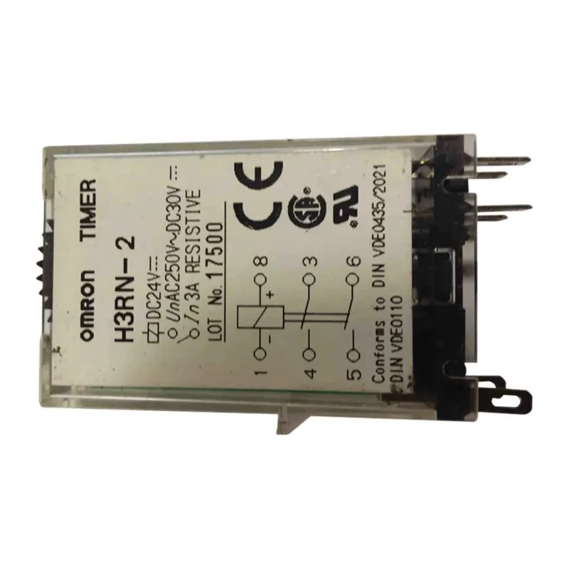 Omron Front Mount Solid State Timer 2-Contact DPST-NO, 24 V AC/DC, Multifunction, 0.1 min to 10 h Time Range H3RN