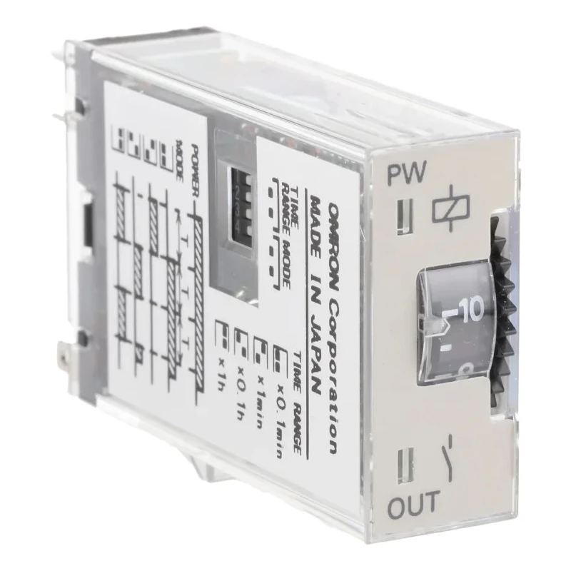 Omron Multifunction Timer Relay 2-Contact DPST 12 V dc/ac 0.1 min to 10 h H3RN
