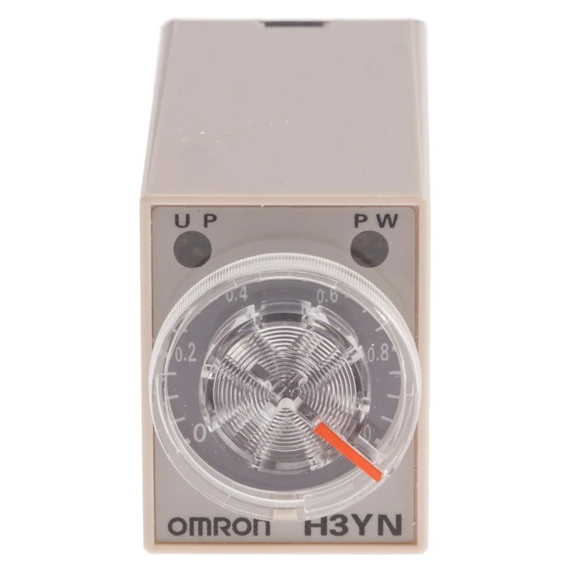 Omron Multifunction DIN Rail Panel Mount Timer Relay 24 V ac 5A DPDT, 0.1 Min to 10 H H3YN