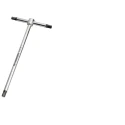 Facom T Metric Hex Key, Hex Size 12 mm, Long Arm, Chrome Vanadium Steel, Chrome Finish 84TC.12