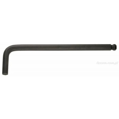 Facom L Imperial Hex Key, Hex Size 5.56 mm, Long Arm, Phosphate Finish, Silicon Steel 83SH.7/32