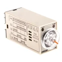 Omron DIN Rail, Panel Mount Timer Relay 2-Contact DPDT 200-230 V AC 0.1 min to 10 h Multifunction H3YN