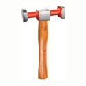 Facom Bumping Hammer with Hickory Wood Handle, Head Weight 300 g, Overall Length 310 mm, Model 861D.26