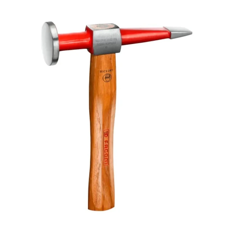 Facom Planishing Hammer with Hickory Wood Handle 320 g 310mm Overall Length 868D.40PLD1