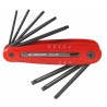 Facom 8-Piece Hexagon Shape Short Arm Torx Key Set 138mm Length 24mm Width 89A.JM8
