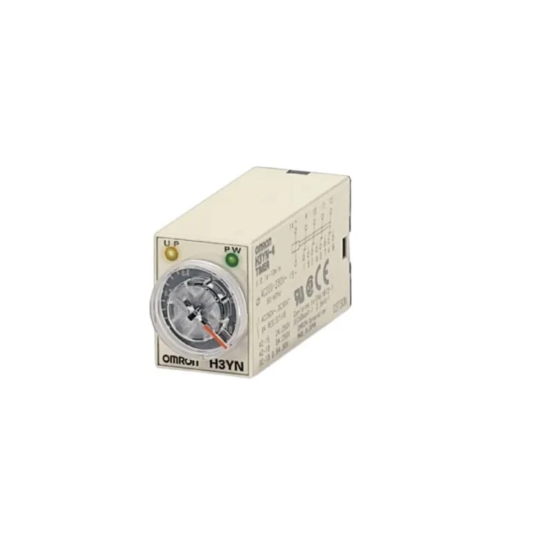 Omron Multifunction DIN Rail and Panel Mount Timer Relay, 4-Contact 4PDT, 24 V DC/AC, Time Range 0.1s to 10min H3YN