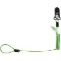 Never Let Go 35-80 cm Polyurethane Outer Stainless Steel Coil Tool Lanyard 1kg Capacity 101399