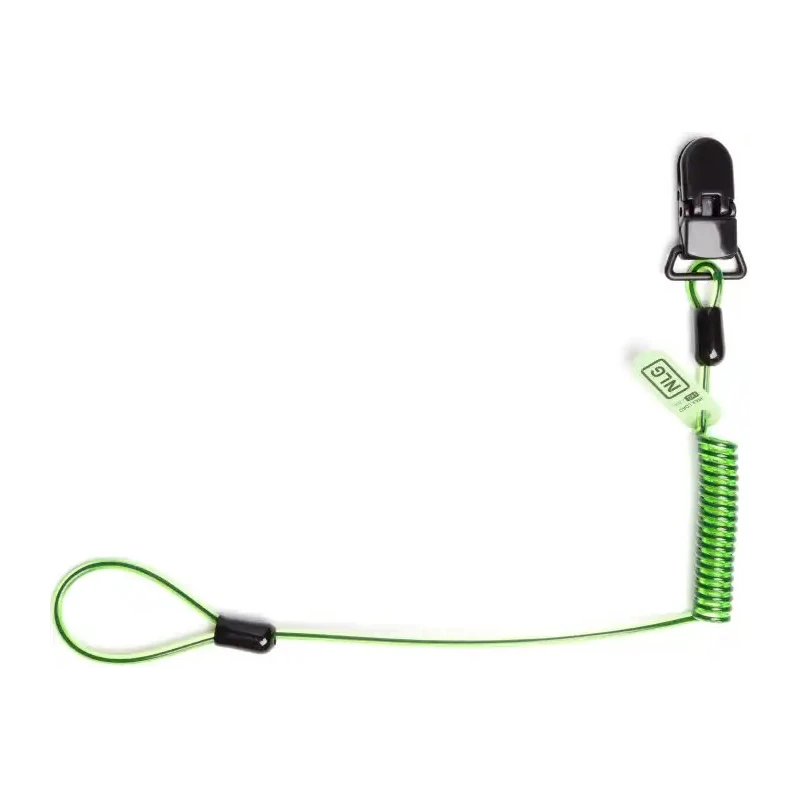 Never Let Go 35-80 cm Polyurethane Outer Stainless Steel Coil Tool Lanyard 1kg Capacity 101399