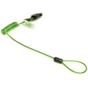 Never Let Go 35-80 cm Polyurethane Outer Stainless Steel Coil Tool Lanyard 1kg Capacity 101399