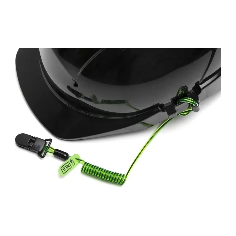 Never Let Go 35-80 cm Polyurethane Outer Stainless Steel Coil Tool Lanyard 1kg Capacity 101399