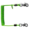 Never Let Go Extended Coil Tool Lanyard 14-210 cm Polyurethane Outer Stainless Steel 3 kg Weight Capacity 101476
