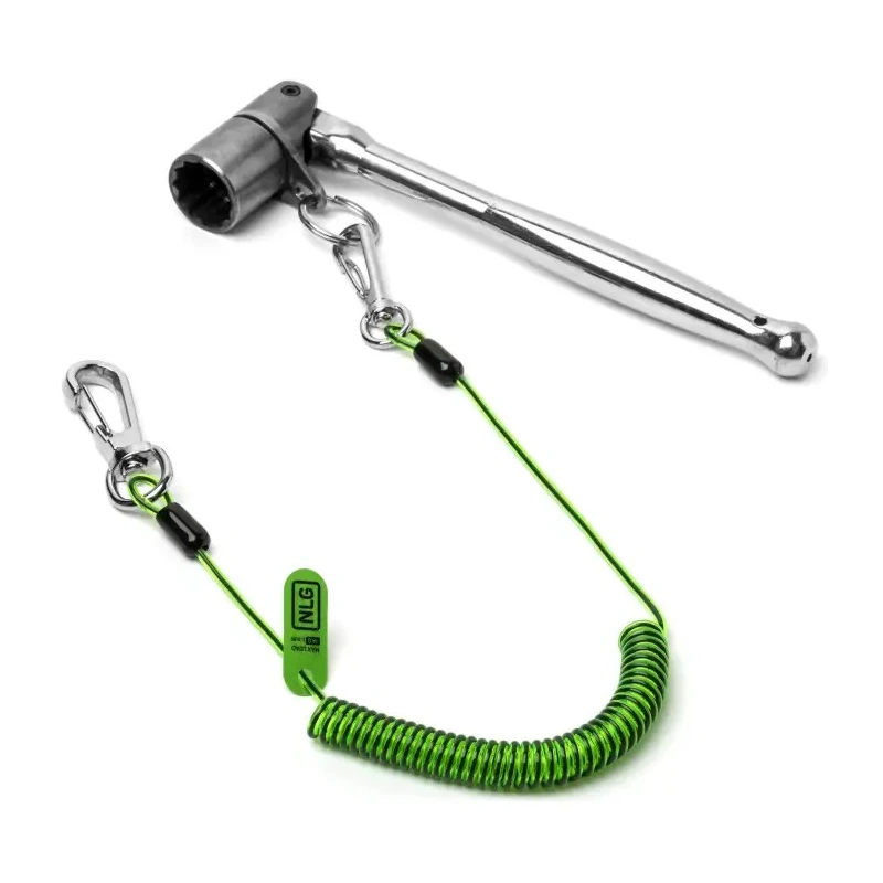 Never Let Go Polyurethane Outer Stainless Steel Tool Lanyard 48-180 cm Size 1 kg Capacity 101493