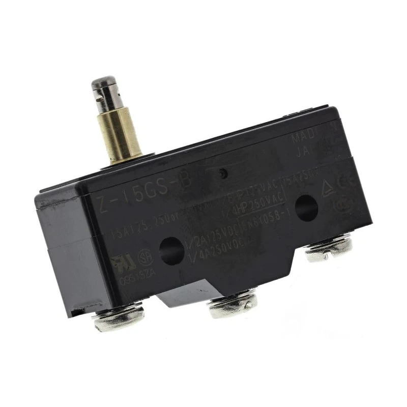 Omron Plunger Limit Switch SPDT 15A, Thermosetting Resin Housing, 250V DC, 500V AC, IP00 