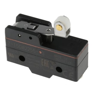 Omron Z Series Roller Lever Limit Switch SPDT 15A 500V AC IP62 Thermosetting Resin Housing Z-15GW2255-B