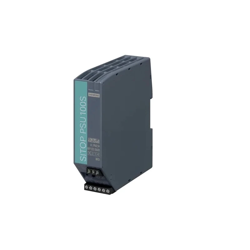 Siemens SITOP PSU100S Switched Mode DIN Rail Power Supply 264V AC Input 28V DC, 2.5 A Output, 60 W PSU100S