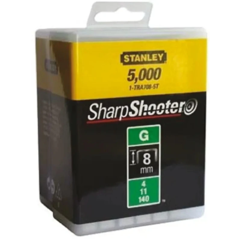 Stanley Cable Staples 8 mm Curved Head Professional Stapler Accessories 1-TRA705-5T