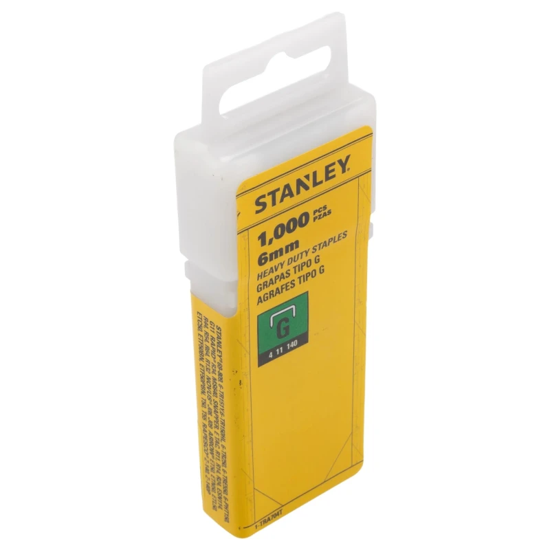 Stanley Cable Staples 6 mm Size 1000 Per Pack 1-TRA704T