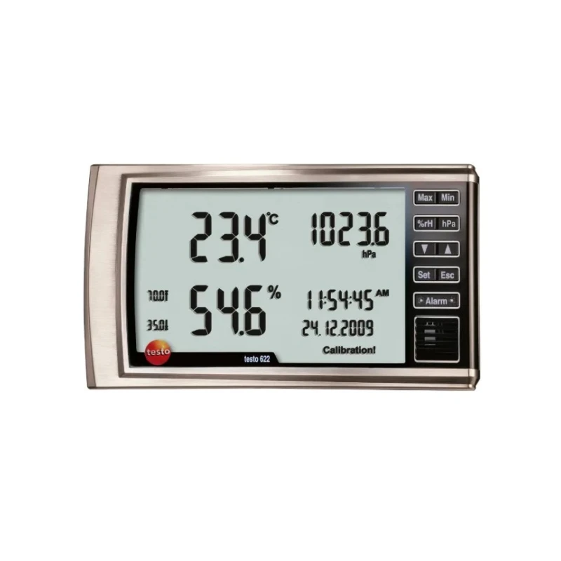 Testo Digital Hygrometer Maximum & Minimum Display, 60°C, ±2 %RH / ±3 %RH Accuracy, 100 %RH Max, AA Battery, Model 0560 6220