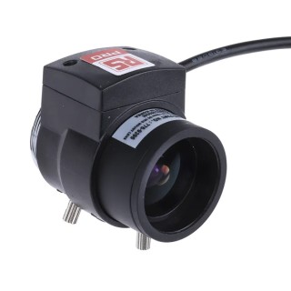 RS PRO Direct Drive CCTV Lens 12 mm Focal Length, Maximum Aperture F1.4, Diameter 34.4 mm, Length 61 mm 776-9396