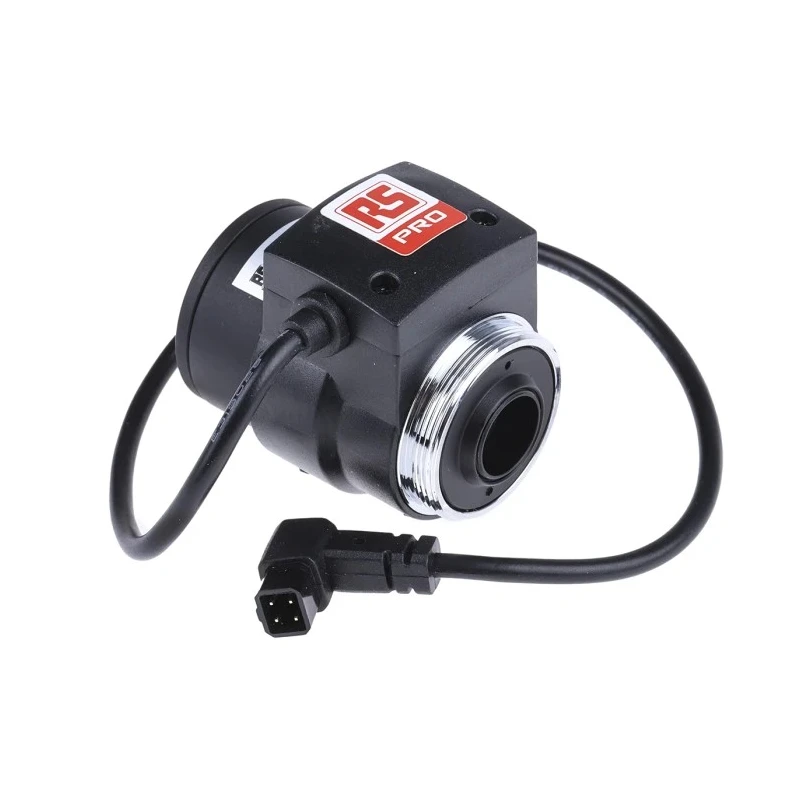 RS PRO Direct Drive CCTV Lens 12 mm Focal Length, Maximum Aperture F1.4, Diameter 34.4 mm, Length 61 mm 776-9396