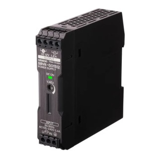 Omron Switched Mode DIN Rail Power Supply 12V DC 1.2A Output 15W Efficiency 77% S8VK