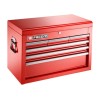 Facom Red 6 Drawer Tool Chest Metal Chest with Aluminium Handles and Centralized Lock BT.C6TA