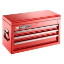 Facom 3 Drawer Tool Chest Metal Storage Cabinet with Aluminium Handles Centralized Lock System BT.C3TA