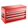 Facom 3 Drawer Tool Chest Metal Storage Cabinet with Aluminium Handles Centralized Lock System BT.C3TA