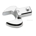 Facom Open End Spanner Head with 9 x 12 mm Insert, 9 mm Size, Chrome Finish, Steel Material 10.9