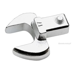 Facom Open End Spanner Head with 9 x 12 mm Insert, 9 mm Size, Chrome Finish, Steel Material 10.9