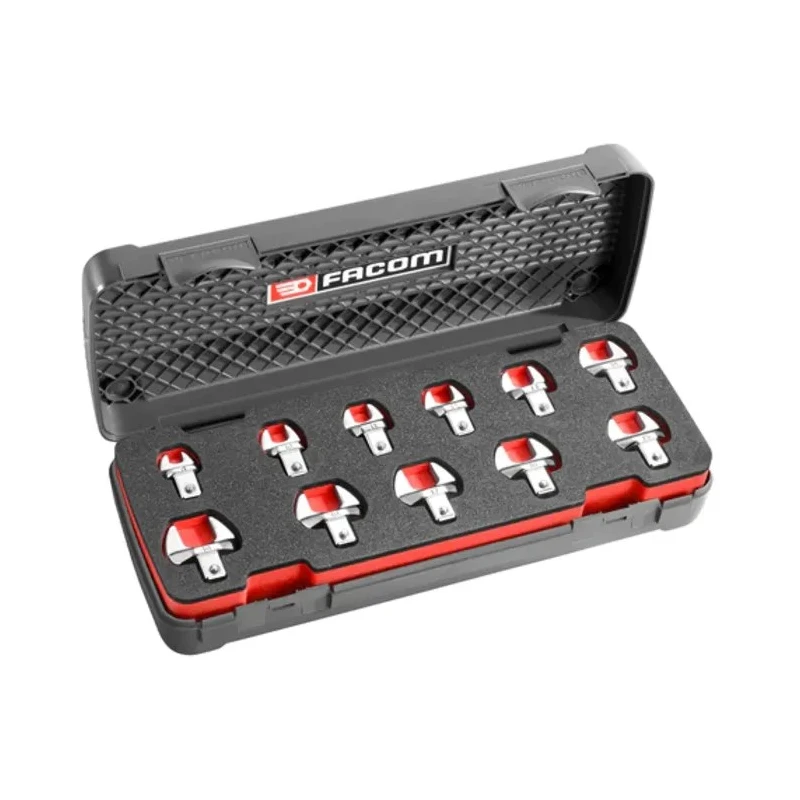 Facom 11-Piece Crow Foot Spanner Set 8 to 19 mm 10.J11
