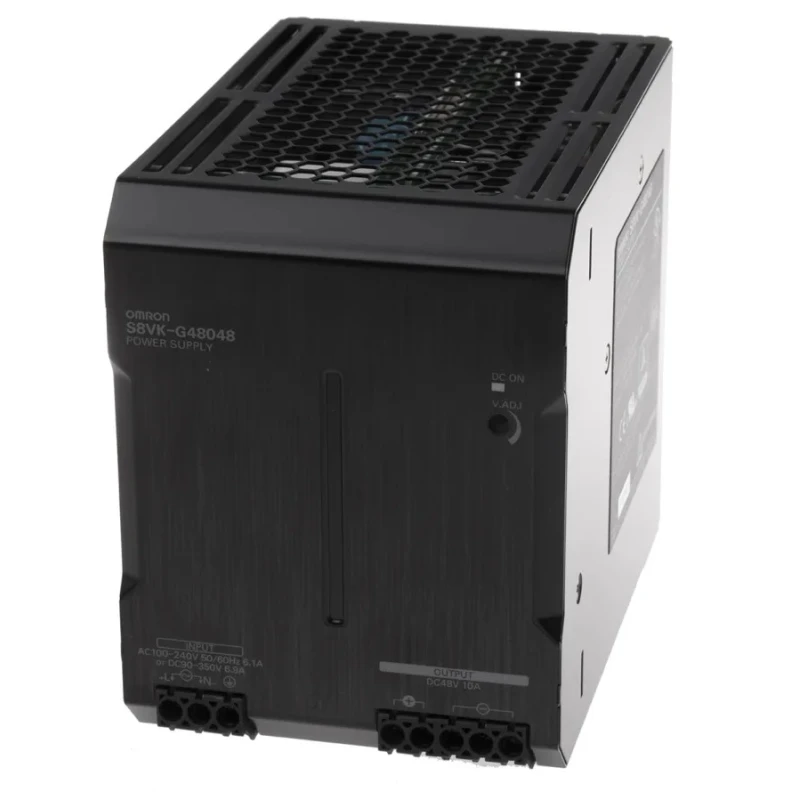 Omron S8VK-G Switched Mode DIN Rail Power Supply 48V DC, 10A Output, 480W, AC/DC Input 100-240V AC, 90-350V DC 