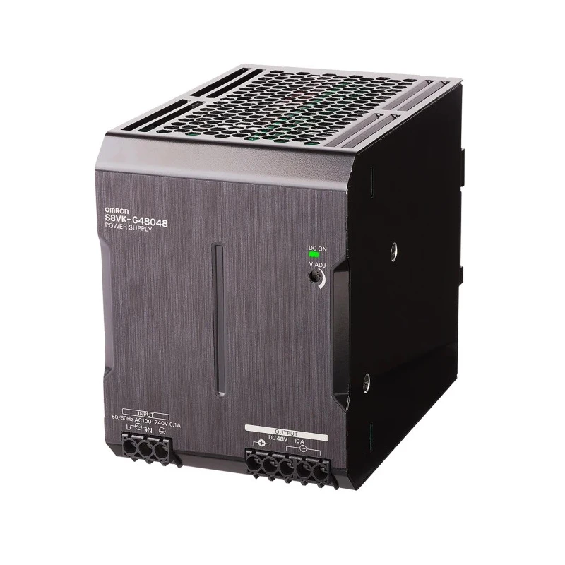 Omron S8VK-G Switched Mode DIN Rail Power Supply 48V DC, 10A Output, 480W, AC/DC Input 100-240V AC, 90-350V DC 