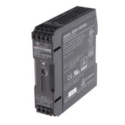 Omron S8VK-G Switched Mode DIN Rail Power Supply 1 Phase 100-350V AC/DC Input 5V DC 3A Output 15W