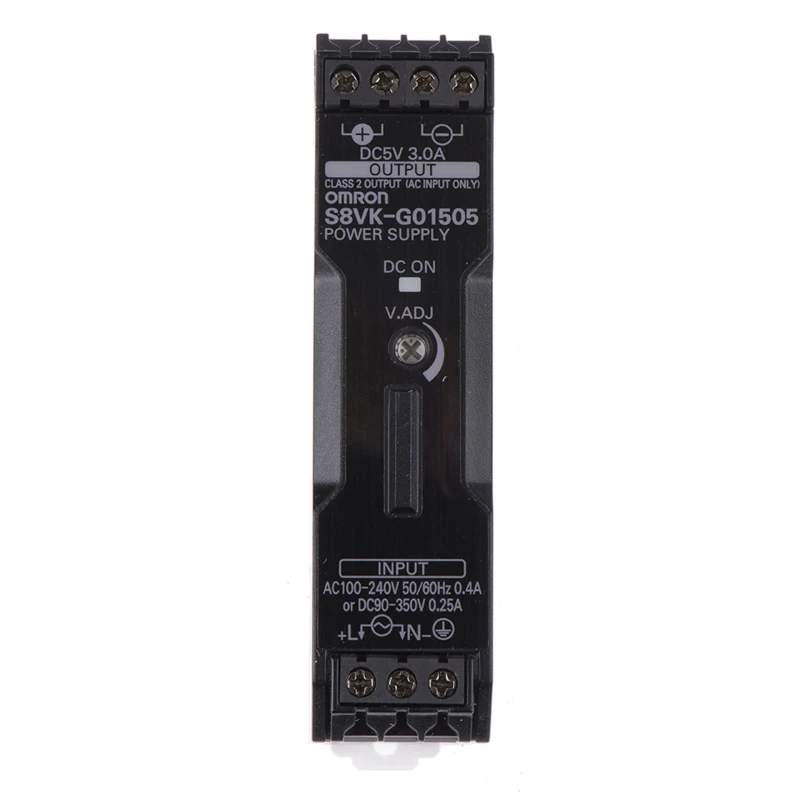 Omron S8VK-G Switched Mode DIN Rail Power Supply 1 Phase 100-350V AC/DC Input 5V DC 3A Output 15W 