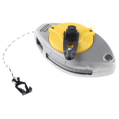Stanley Professional 30 m Twisted Polyester Cotton Chalk Line with Blue Chalk Powder 0-47-480