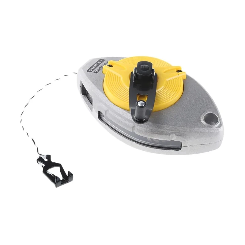 Stanley Professional 30 m Twisted Polyester Cotton Chalk Line with Blue Chalk Powder 0-47-480