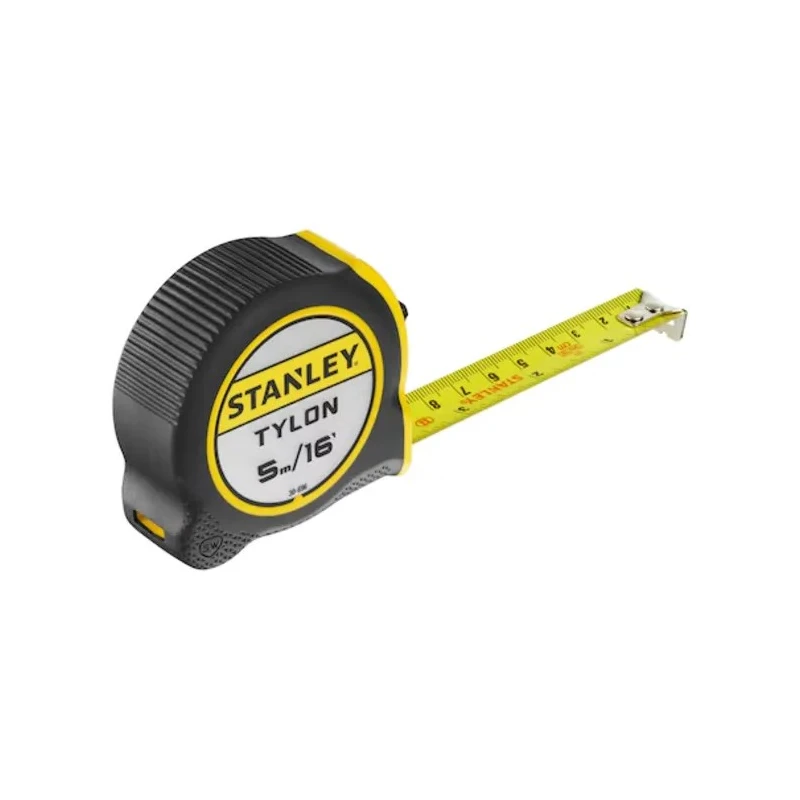 Stanley Tylon 5 m Tape Measure, Imperial and Metric, 19mm Blade Width 1-30-696