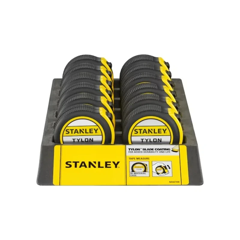 Stanley Tylon 5 m Tape Measure, Imperial and Metric, 19mm Blade Width 1-30-696