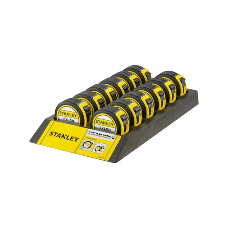 Stanley Tylon 5 m Tape Measure, Imperial and Metric, 19mm Blade Width 1-30-696