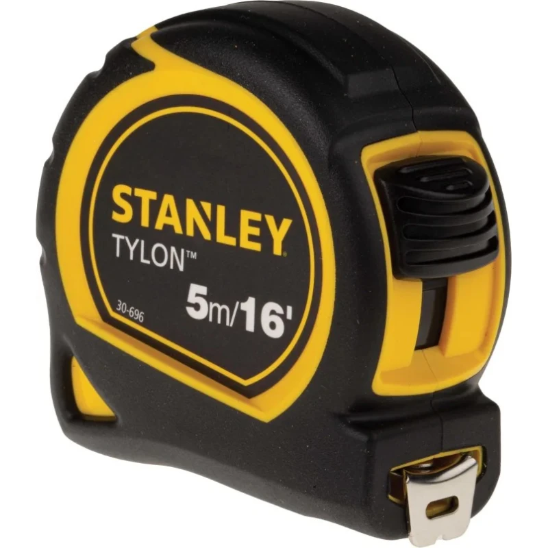 Stanley Tylon 5 m Tape Measure, Imperial and Metric, 19mm Blade Width 1-30-696