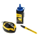 Stanley 30 m Polyester, Nylon Chalk Line with Chalk Refill 0-47-681