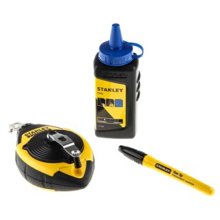 Stanley 30 m Polyester, Nylon Chalk Line with Chalk Refill 0-47-681