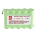RS PRO 6 V Nickel Metal Hydride Rechargeable Battery Pack 5 Cells 1300 mAh 6V 1300mAh 777-0374