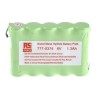 RS PRO 6 V Nickel Metal Hydride Rechargeable Battery Pack 5 Cells 1300 mAh 6V 1300mAh 777-0374
