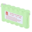RS Pro 7.2 V Nickel Metal Hydride Rechargeable Battery Pack 6 Cells 1300 mAh 777-0377