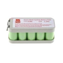RS Pro 12 V Nickel Metal Hydride Rechargeable Battery Pack 3.2 Ah 10 Cells 777-0380