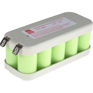 RS PRO 12 V Nickel Metal Hydride Rechargeable Battery Pack 7Ah 10 Cells Tags Termination 777-0387