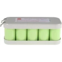 RS PRO 12 V Nickel Metal Hydride Rechargeable Battery Pack 7Ah 10 Cells Tags Termination 777-0387
