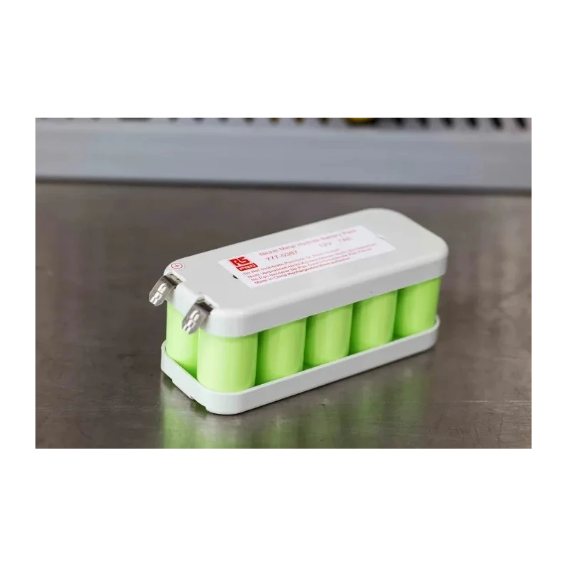 RS PRO 12 V Nickel Metal Hydride Rechargeable Battery Pack 7Ah 10 Cells Tags Termination 777-0387